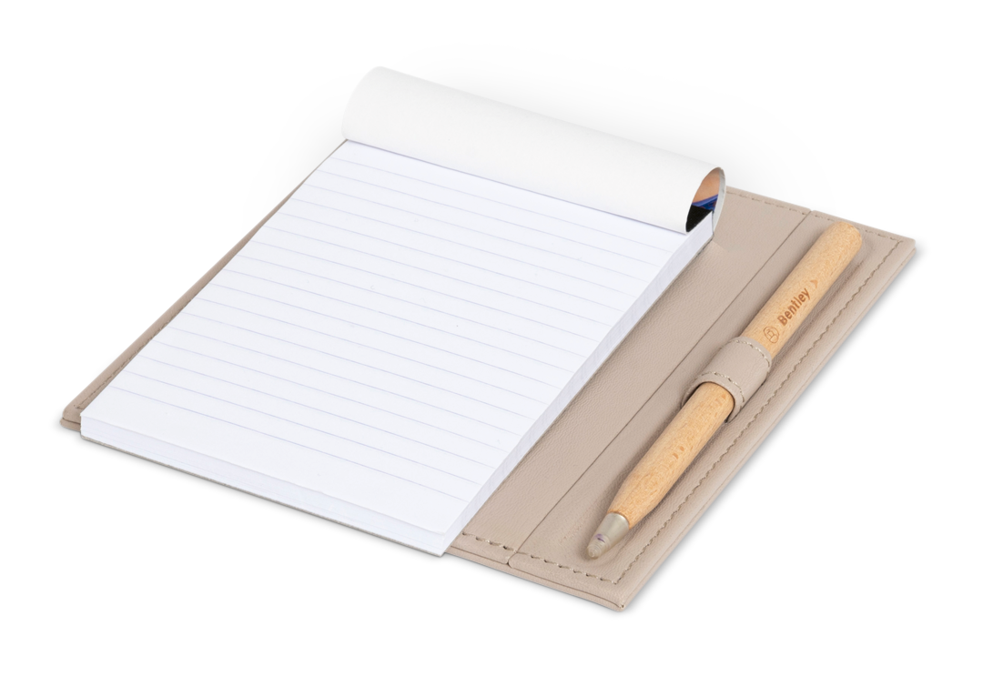 Augustine Note pad holder Natural Accessories Bentley